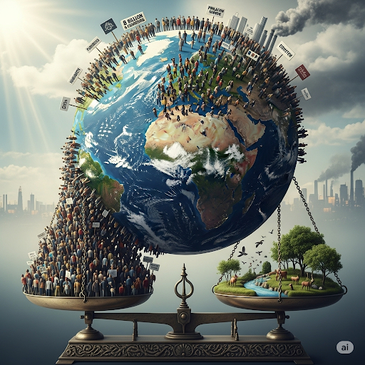 The Weight of Eight Billion: